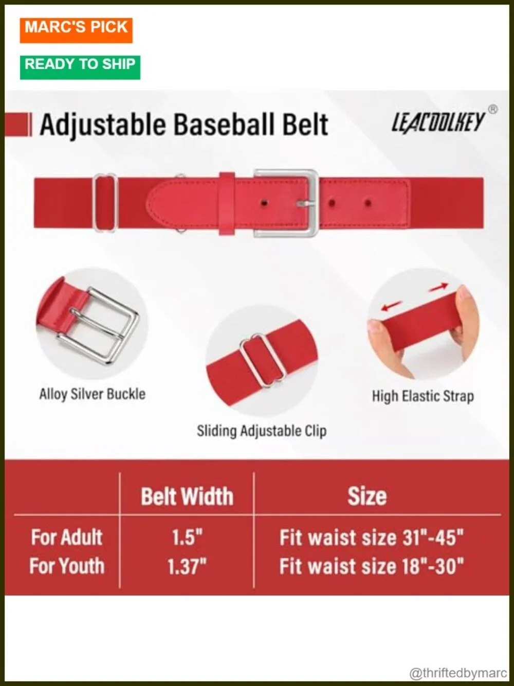 Youth Adult Baseball Belt Socks Combo Set with Arm Sleeves